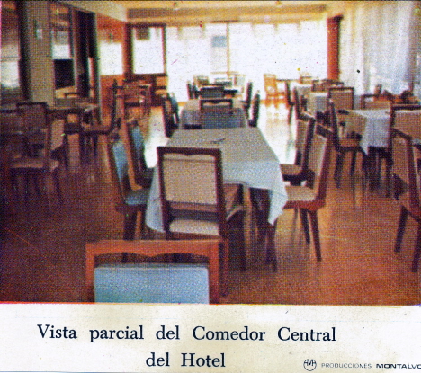 Partiell bild av restauangen, La Poza del Bato, S:ta Korset, 1973 (broschyr)